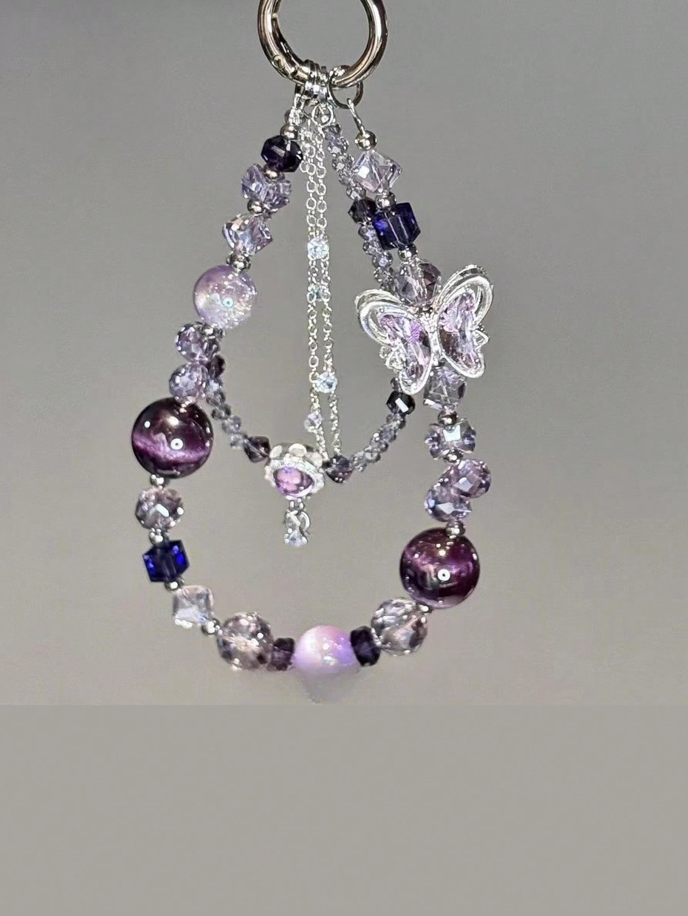 Luxury Bags & Leather Repair Of Atlanta Reviews - 1pc Luxury Purple Butterfly Beaded Phone
