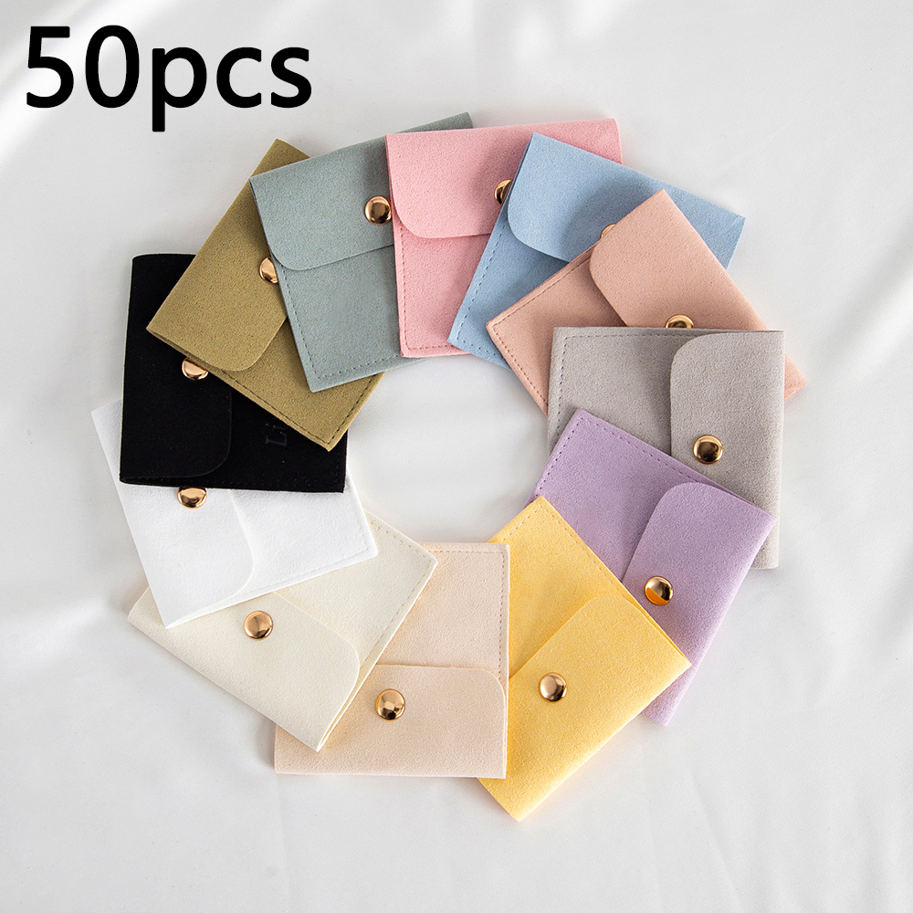 Luxury Ziploc Bags - 50/10/1pcs Microfiber Velvet Bag Jewelry Presents