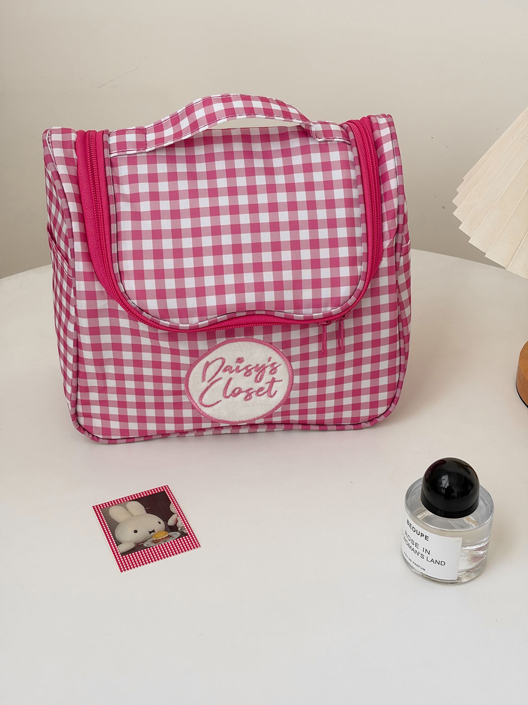 Airfriend Cute Grid Makeup Bag - огляд і ціна Luxury Bags In China Wholesale