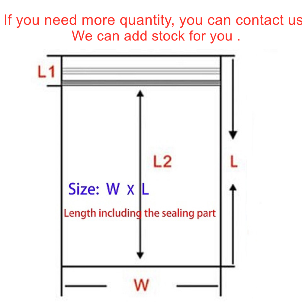 30-100pcs/bag 4*6/5*7/6*8/7*10 - огляд і ціна Luxury Ziploc Bags