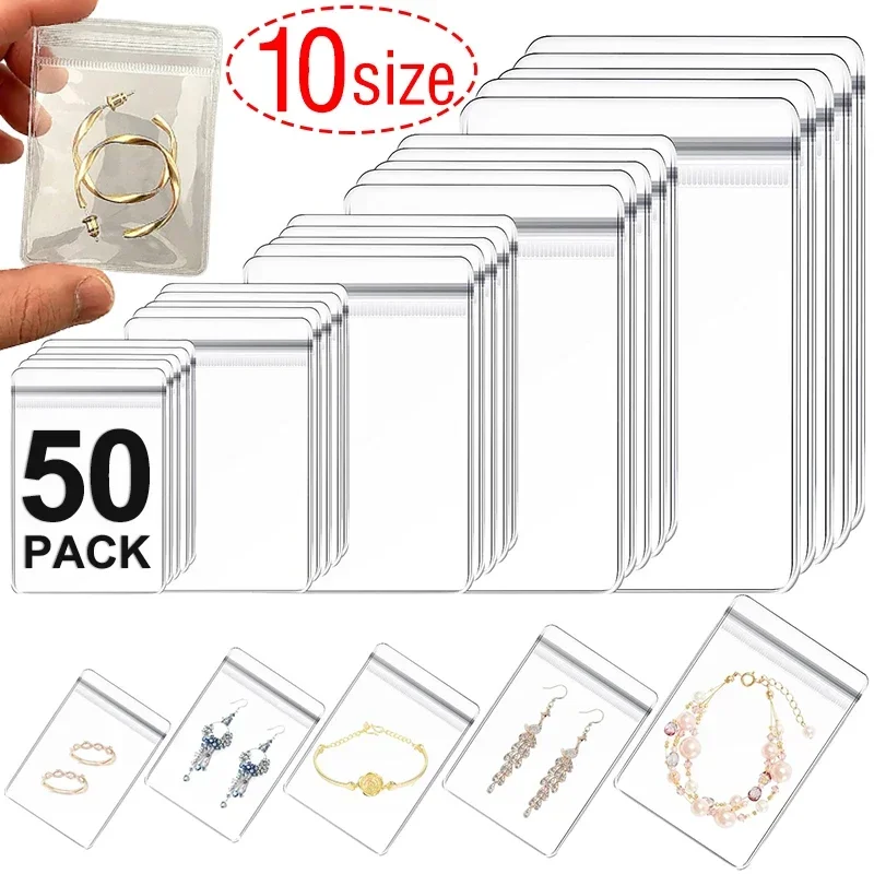 50pcs Jewelry Organizer Pouch  - огляд і ціна Luxury Ziploc Bags