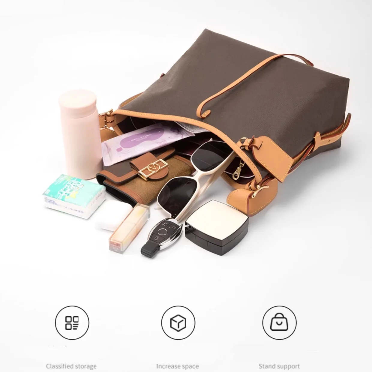 For LV Carryall MM PM Felt Clo - огляд і ціна Luxury Bags Lv