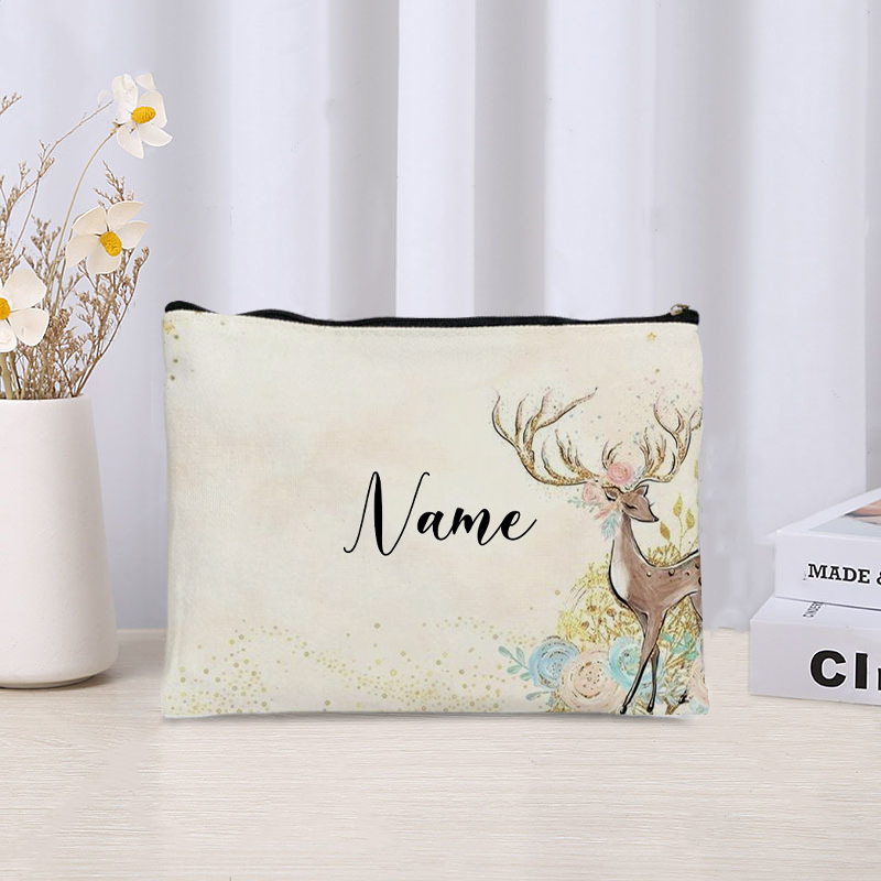 Custom Name Florals Travel Mak - огляд і ціна Luxury Ziploc Bags
