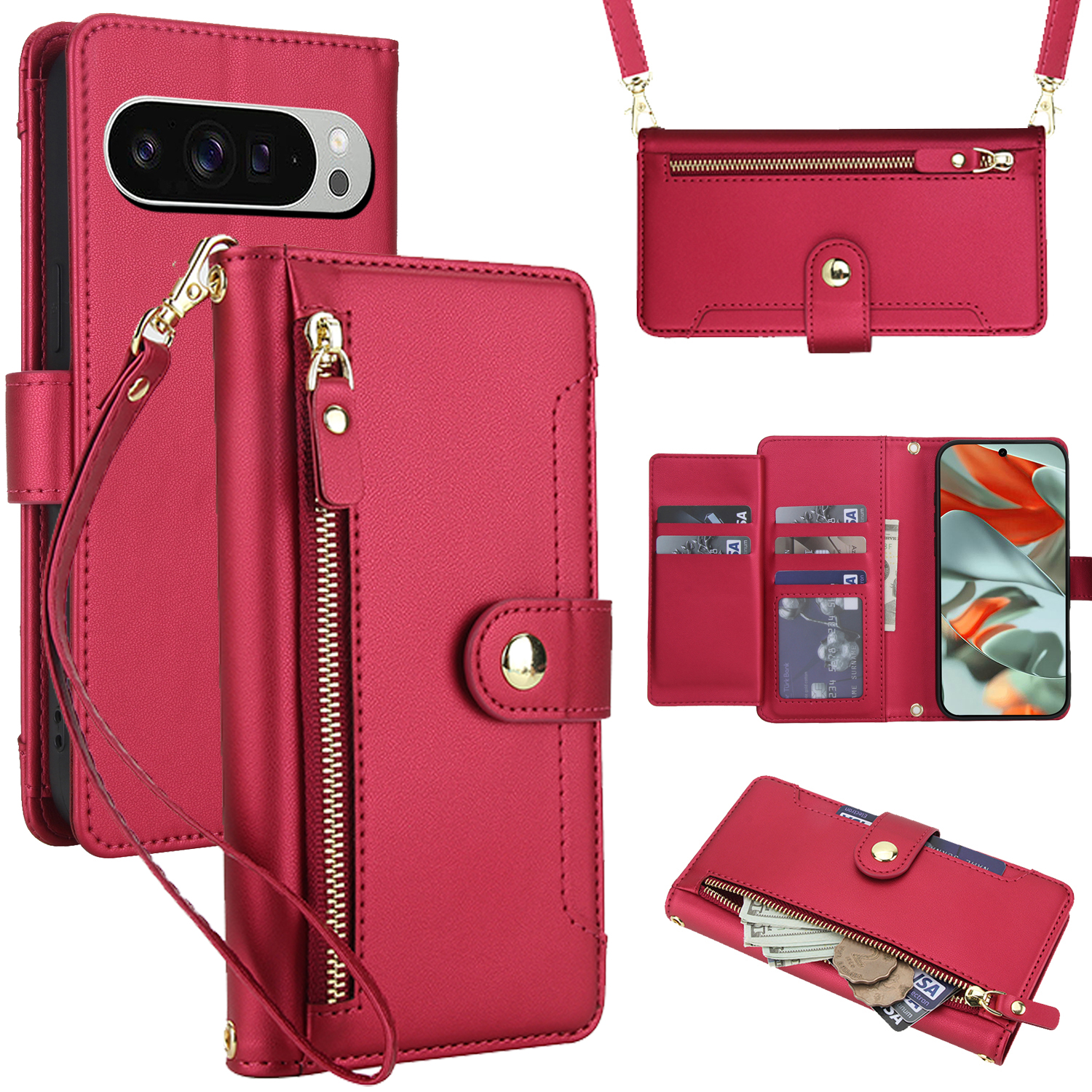 Crossbody Zipper Leather Walle - огляд і ціна Luxury Bags & Leather Repair Of Atlanta Reviews
