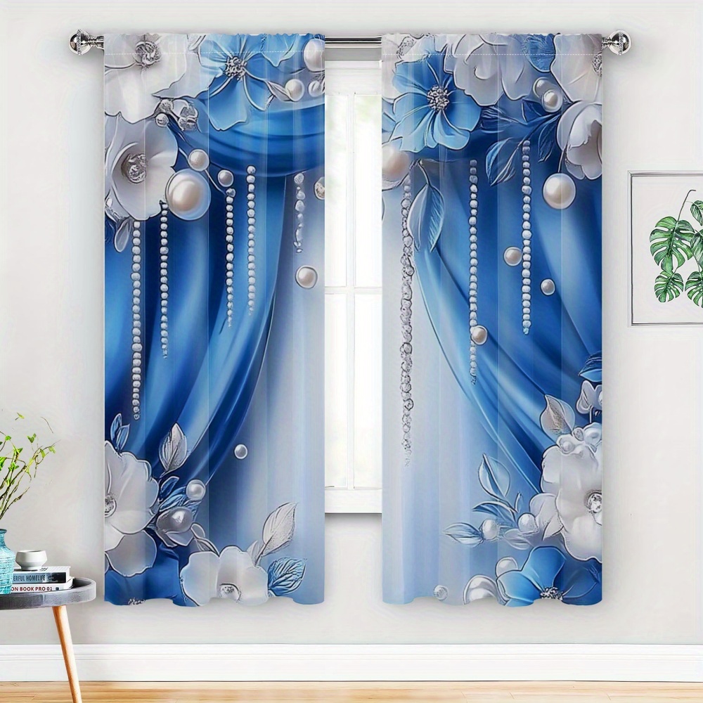 2PCS deep blue floral faux lux - огляд і ціна Luxury Bags Rating