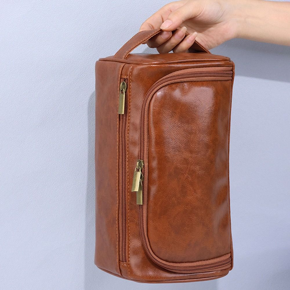 Multifunctional PU Leather Men - огляд і ціна Luxury Ziploc Bags
