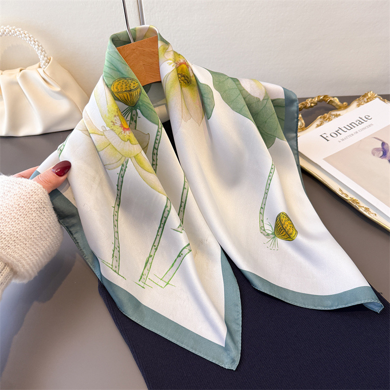 New Silk Square Scarf Women Lu - огляд і ціна Luxury Bags For Summer