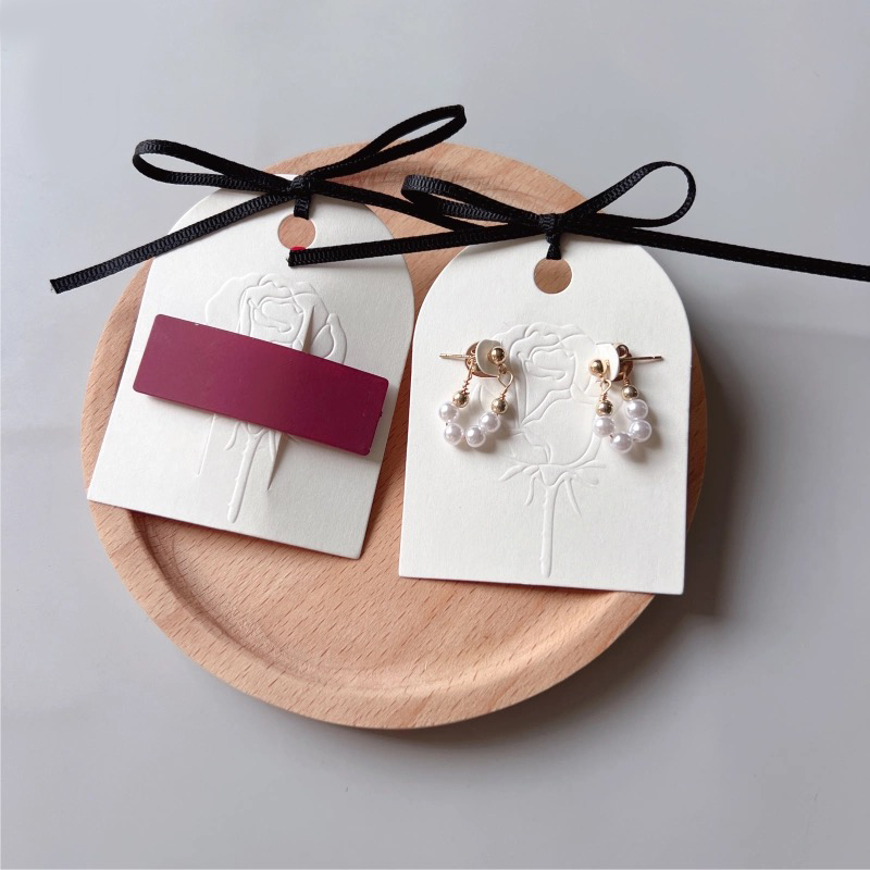 White Semi-Circle Embossed Ros - огляд і ціна Luxury Ziploc Bags