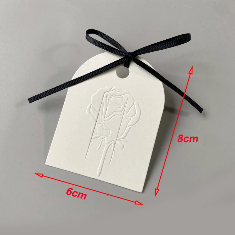 White Semi-Circle Embossed Ros - огляд і ціна Luxury Ziploc Bags