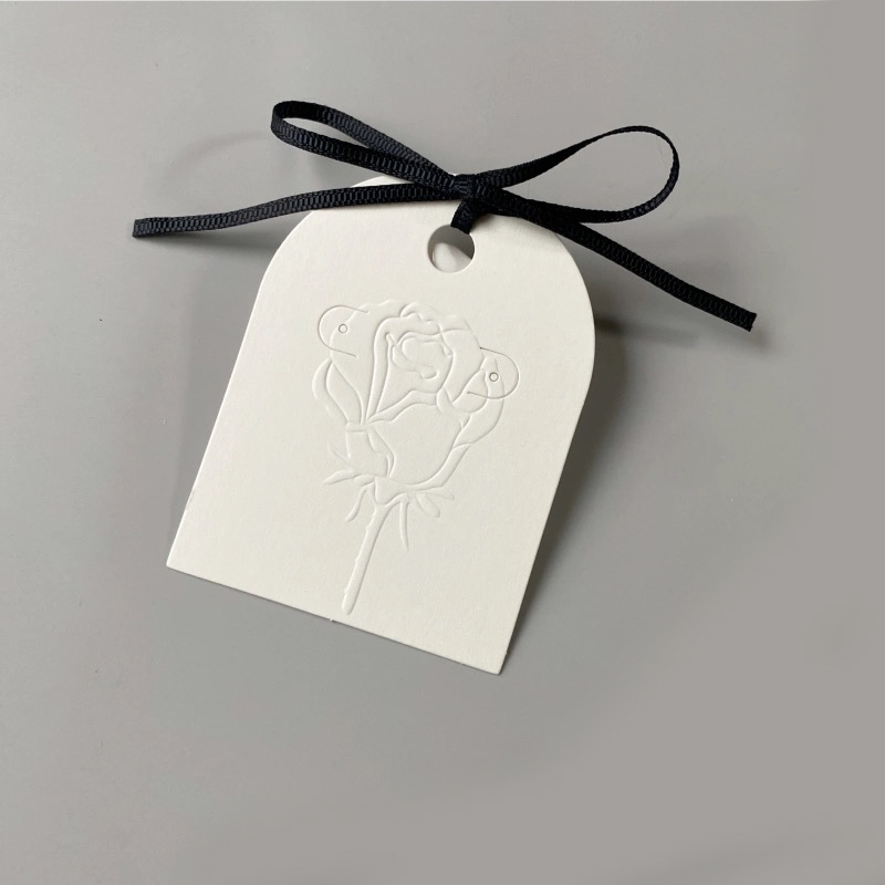 White Semi-Circle Embossed Ros - огляд і ціна Luxury Ziploc Bags