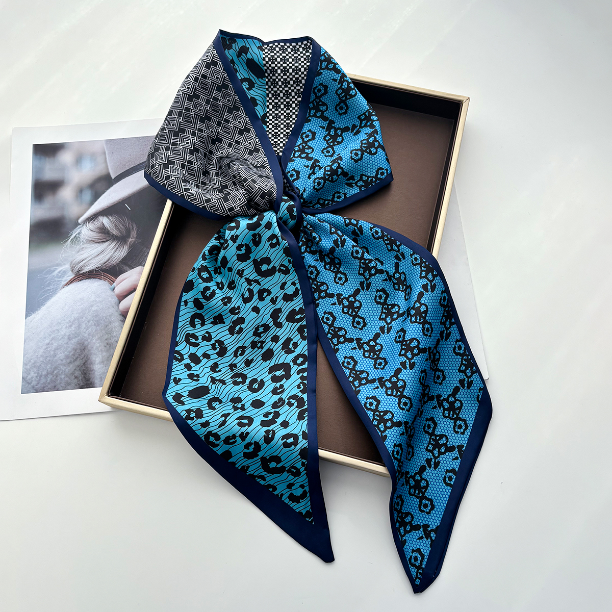 Leopard Printed Skinny Scarf F - огляд і ціна Luxury Bags For Summer